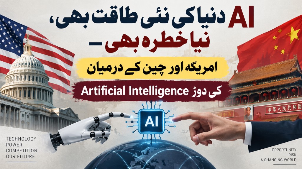 AI دنیا کی نئی طاقت بھی، نیا خطرہ بھی — امریکہ اور چین کے درمیان Artificial Intelligence کی دوڑ