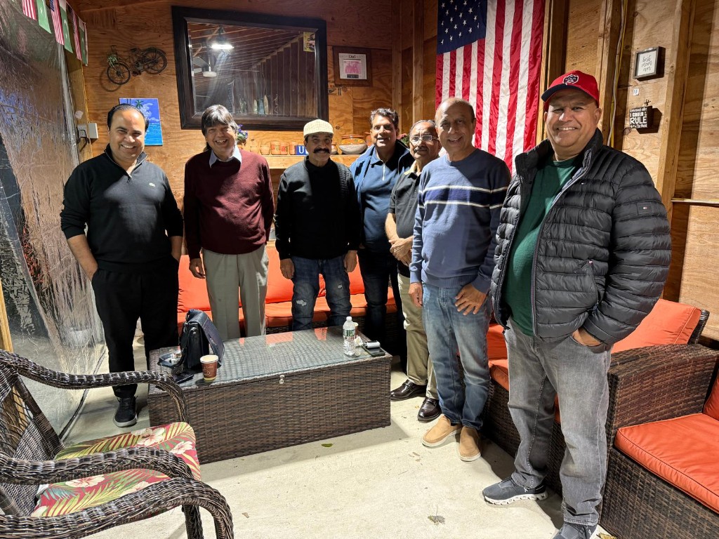 Friends from Sialkot and Pakistan American community standing together