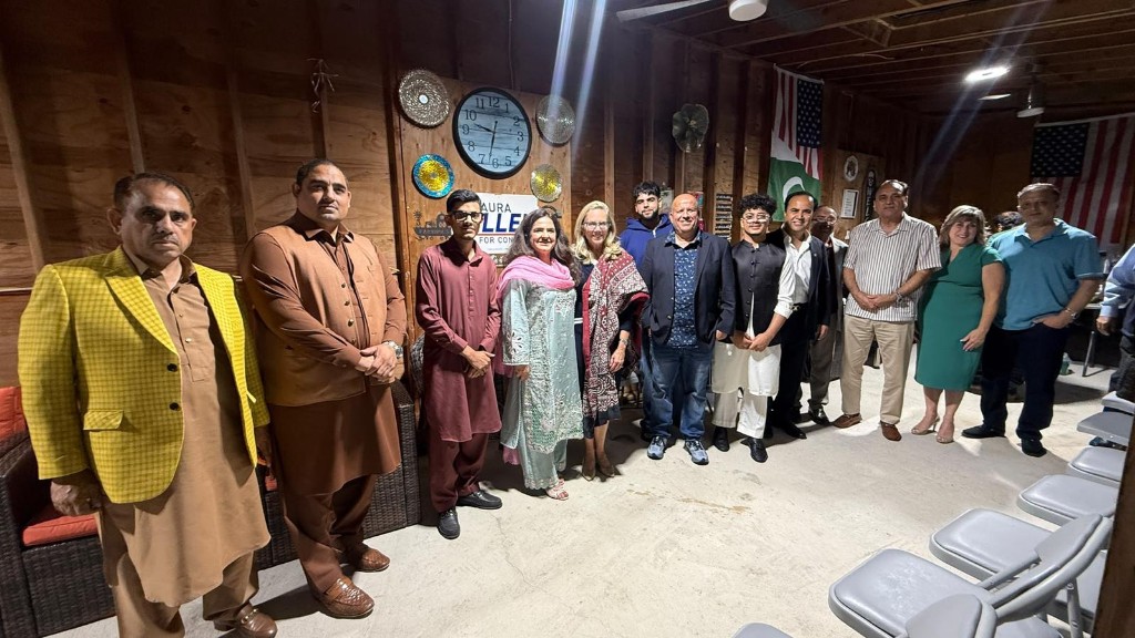 Congresswoman Laura Gillen with Pakistani American community members at a Meet and Greet in New York